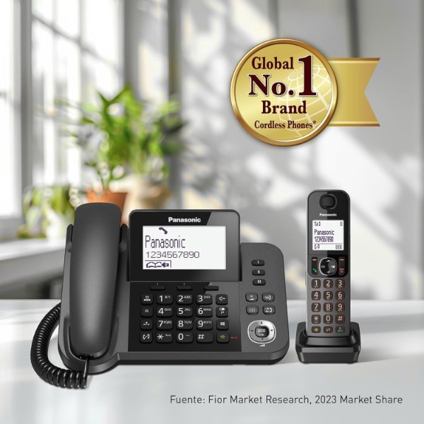 Téléphone fixe combiné filaire et sans fil – Panasonic KX-TGF310