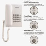 Téléphone fixe filaire – Panasonic KX-TS500FX (Original)