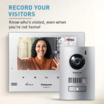Vidéophone / Kit de visiophone analogique avec moniteur 7 pouces – Panasonic VL-SV74