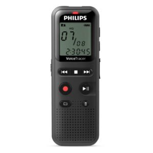 Dictaphone numérique – microphone à 360° – 8 Go – Slot MicroSD – Philips DVT1160