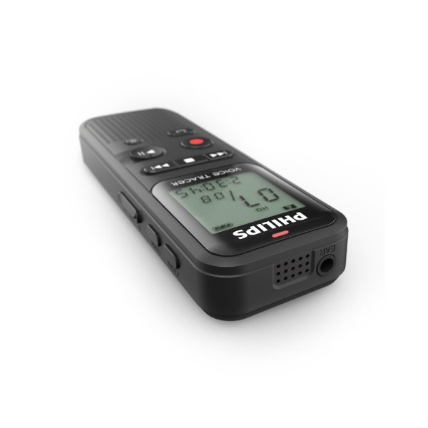 Dictaphone numérique – microphone à 360° – 8 Go – Slot MicroSD – Philips DVT1160