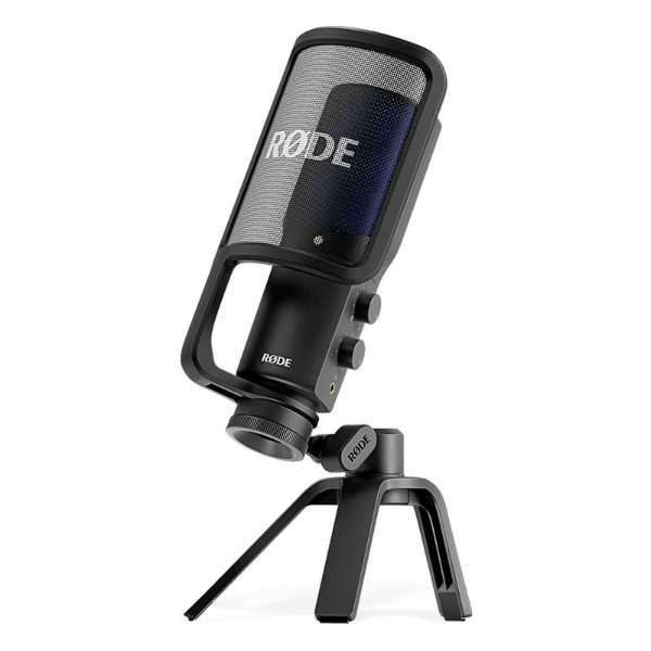 Micro USB-C à condensateur – Directivité cardioïde – 24 bits/48 kHz – Sortie casque – RODE NT-USB+