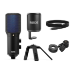 Micro USB-C à condensateur – Directivité cardioïde – 24 bits/48 kHz – Sortie casque – RODE NT-USB+