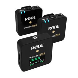 Système de micro cravate sans fil ultra-compact avec récepteur double canal et 2 émetteurs – RODE Wireless GO II