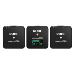 Système de micro cravate sans fil ultra-compact avec récepteur double canal et 2 émetteurs – RODE Wireless GO II