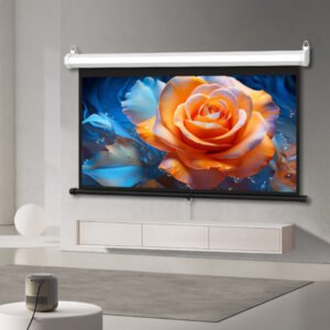 Ecran De Projection Manuel Format 16:9 120 Pouces / 2.46m x 1.48m – R SCAR RS-MH120HM 120” Manuel
