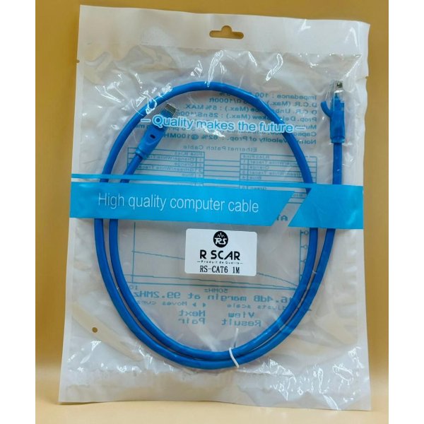 Cable FTP CAT6 RJ45 1M – R SCAR RS-CAT61M