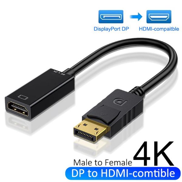Adaptateur Display Port Vers HDMI 25cm – R SCAR RS-DPHDMI