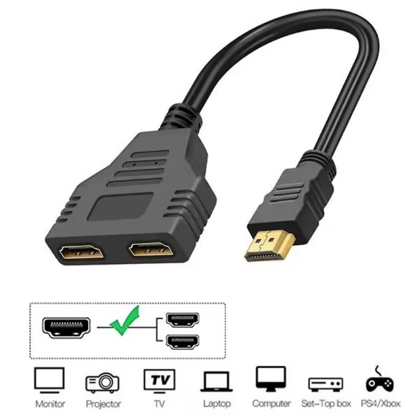 R SCAR RS-HDMI1X2