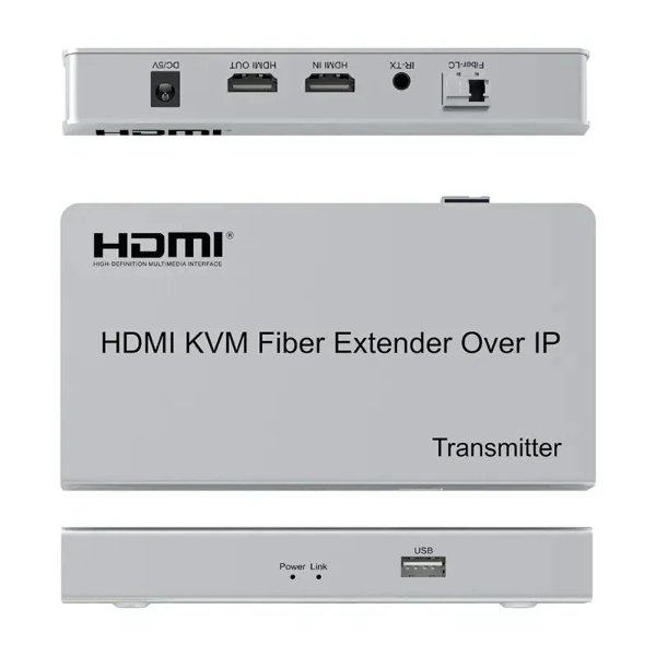Extension KVM HDMI Fibre | 200m – R SCAR RS-KVMIPFIB200M