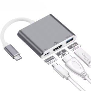 Convertisseur Type-C vers HDMI + Type-C & USB3.0 – R SCAR RS-TCHD3IN1