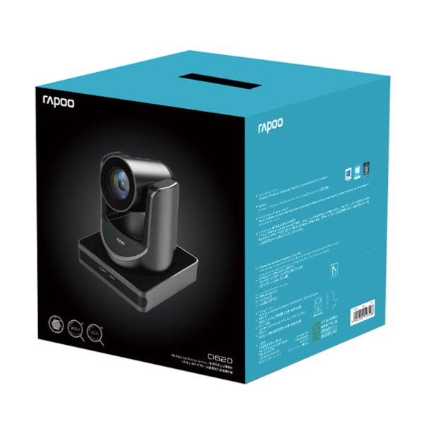 Caméra de vidéoconférence PTZ – Full HD 1080P avec objectif haut de gamme – angle de vue – Rapoo C1620