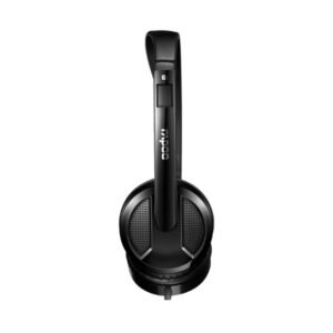 Casque Ordinateur Filaire Stéréo double port jack – Rapoo H100 Noir