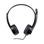 Casque Ordinateur Filaire Stéréo double port jack – Rapoo H100 Noir
