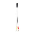 Casque Ordinateur Filaire Stéréo double port jack – Rapoo H100 Noir