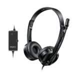 Casque Ordinateur Filaire Port USB – Rapoo H120 Noir
