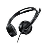 Casque Ordinateur Filaire Port USB – Rapoo H120 Noir