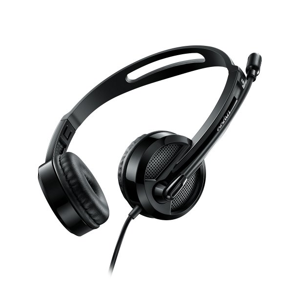 Casque Ordinateur Filaire Port USB – Rapoo H120 Noir