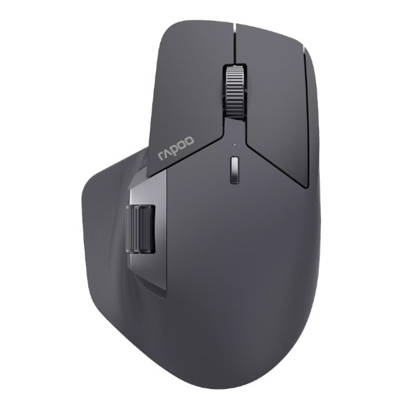 Souris sans fil – droitier – capteur HD 4000 dpi – 10 boutons – Molette de défilement – Rapoo MT760 (Original)