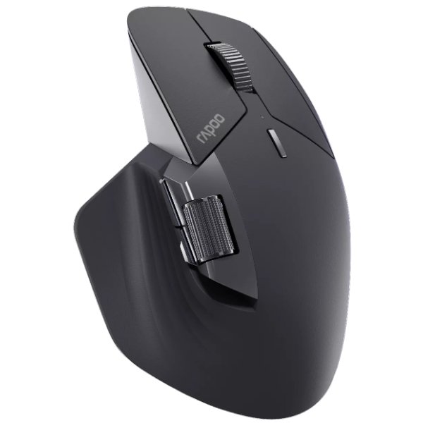 Souris sans fil – droitier – capteur HD 4000 dpi – 10 boutons – Molette de défilement – Rapoo MT760 (Original)