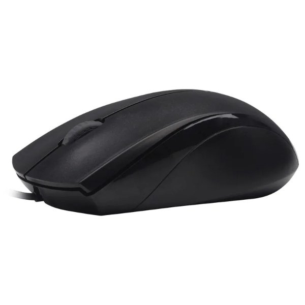 Souris filaire optique silencieuse 1000DPI, cordon de 1,5m, USB-A – Rapoo N1600 Silent (Original)
