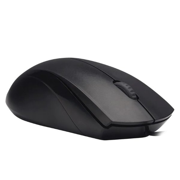 Souris filaire optique silencieuse 1000DPI, cordon de 1,5m, USB-A – Rapoo N1600 Silent (Original)
