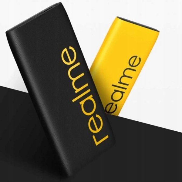 Power Bank 10000mAh Noir Avec 1 Entrée Micro/Type-C Et 2 Sorties USB – Realme RTX2110 Noir (10000MAH)