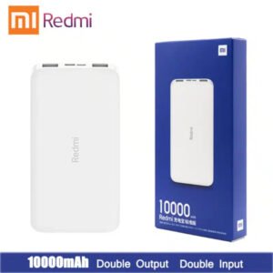 Power Bank Redmi 10000mAh Blanc Avec 2 Entrée Micro/Type-C Et 2 Sorties USB – Redmi PB100LZM Blanc (10000MAH)