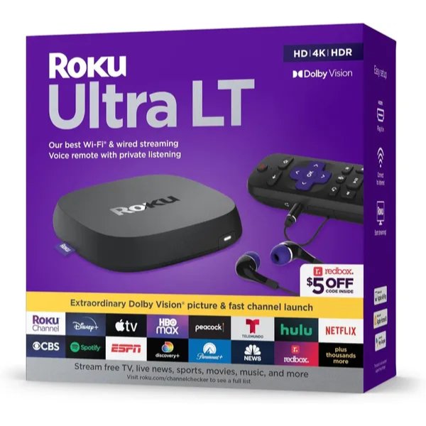 Lecteur streaming Roku Ultra LT (2021) – Roku Ultra LT HD 4K (2021)