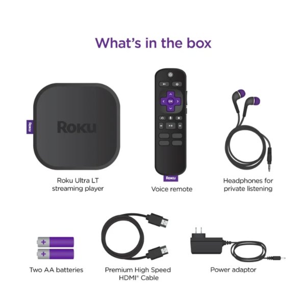 Lecteur streaming Roku Ultra LT (2021) – Roku Ultra LT HD 4K (2021)