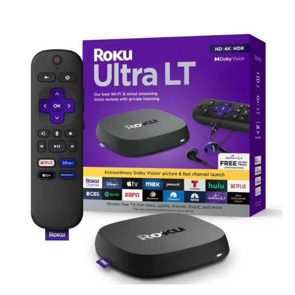 Lecteur streaming Roku Ultra LT (2021) – Roku Ultra LT HD 4K (2021)