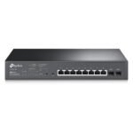 Switch 8 ports Gigabit 10/100/1000 Mbps PoE+ (Budget 150 W) + 2 logements SFP 1 Gbps | – TP-LINK TL-SG2210MP