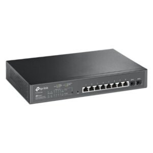 Switch 8 ports Gigabit 10/100/1000 Mbps PoE+ (Budget 150 W) + 2 logements SFP 1 Gbps | – TP-LINK TL-SG2210MP