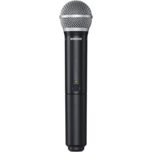 Système de micro sans fil portatif Shure BLX24/PG58 avec capsule PG58 (H9 : 512 à 542 MHz) – SHURE BLX24UK/PG58-H8E