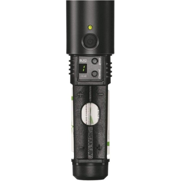 Système de micro sans fil portatif Shure BLX24/PG58 avec capsule PG58 (H9 : 512 à 542 MHz) – SHURE BLX24UK/PG58-H8E