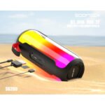 Enceinte Bluetooth portable sans fil 10W avec éclairage LED RGB,TF card, USB, AUX – SOONBOX S6200