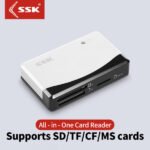 Lecteur cartes USB 2.0 classique 4 en 1 – SSK SCRM057
