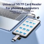 Lecteur cartes SD/TF double port USB-A Type-C – SSK SCRM390