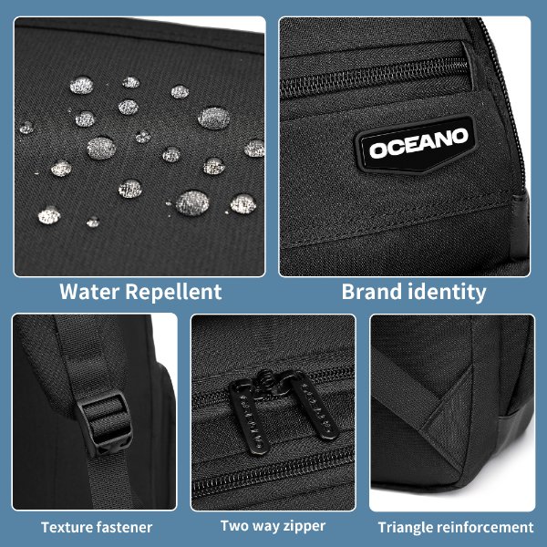 Sac à Dos Tiroll Avec Plusieurs Compartiments, étanche et Résistante Aux Chocs – Sac Oceano 3809