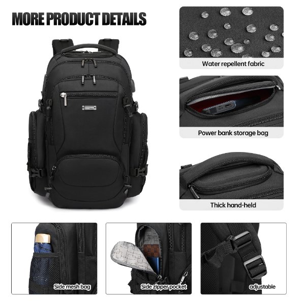 Sac à Dos Tiroll Grand Forma Avec Plusieurs Compartiments, étanche et Résistante Aux – Sac Tiroll 3530