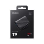 Disque Dur SSD externe 1Tb USB-C 3.2 portable avec cryptage des données (AES 256 bits) – Samsung SSD externe T9 1TB