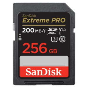 Carte mémoire SDHC UHS-I U3 Classe 10 256Gb 90 Mo/s – SanDisk Extreme Pro SDHC UHS-I 256Gb