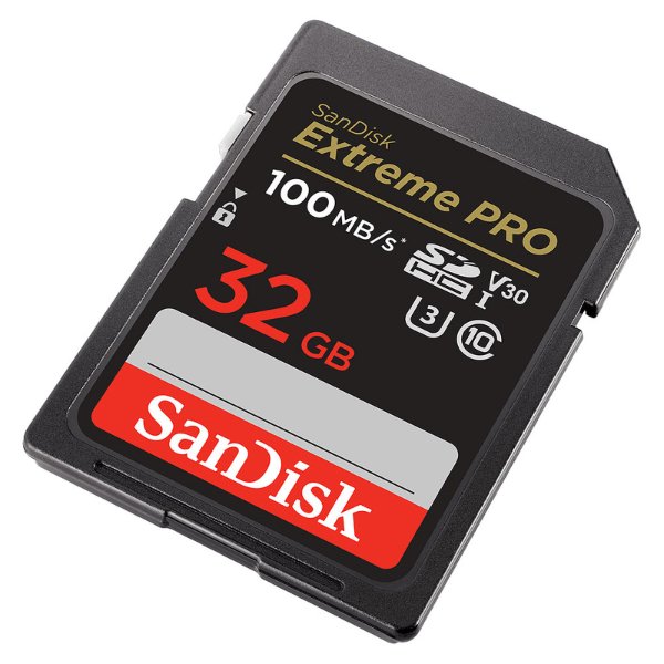 Carte mémoire SDHC UHS-I U3 Classe 10 32Gb 90 Mo/s – SanDisk Extreme Pro SDHC UHS-I 32Gb