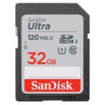 Carte mémoire SDHC UHS-I Classe 10 32Gb 120 Mo/s – SanDisk Ultra SDHC UHS-I 32Gb 120 Mb/s
