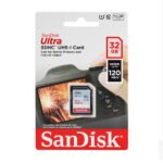 Carte mémoire SDHC UHS-I Classe 10 32Gb 120 Mo/s – SanDisk Ultra SDHC UHS-I 32Gb 120 Mb/s