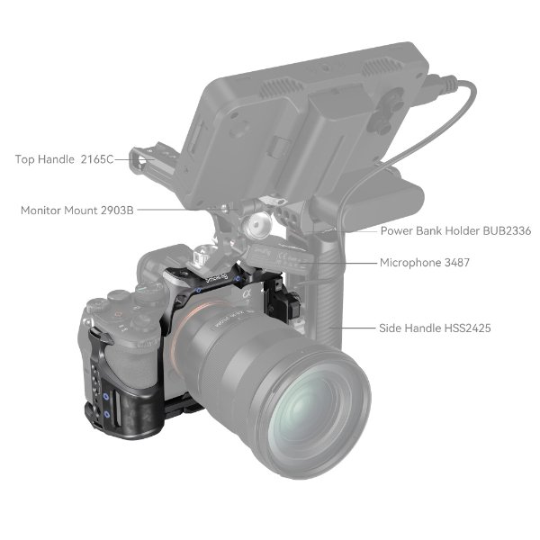Kit cage « Rhinocéros » pour Sony Alpha 7R V / Alpha 7 IV / Alpha 7S III – SmallRig 4308