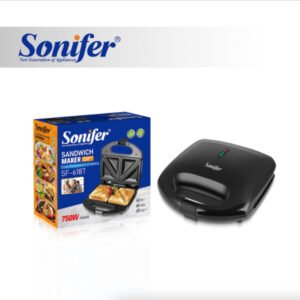 Machine à sandwichs électrique / Gril à sandwichs électrique triangulaire avec plaques – Sonifer SF-6187