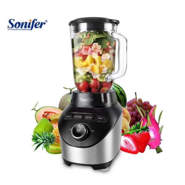 Blender / Mixeur électrique à smoothies haute vitesse de 1000 watts avec thermostat – Sonifer SF-8053