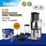 Blender / Mixeur et broyeur électrique 10 en 1 : moteur en cuivre pur, bol de 2,5 Litres – Sonifer SF-8194