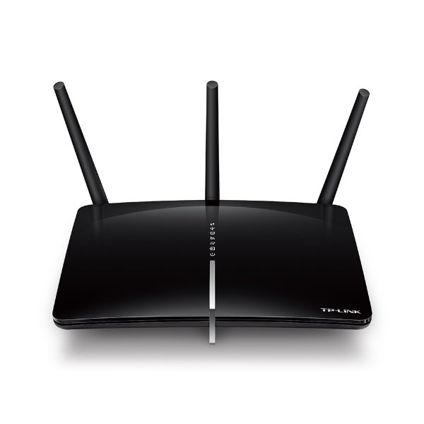 Modem Routeur WiFi ADSL2+ Gigabit Double Bande AC1200 (AC900 + N300) avec 4 ports LAN – TP-LINK Archer D5